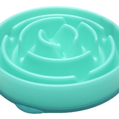Merkloos Slo-Bowl Feeder Drop Teal Lichtblauw 29X29X7 Cm