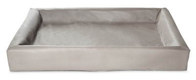 Bia Bed Kunstleer Hoes Hondenmand Taupe Bia-2 60X50X12,5 Cm