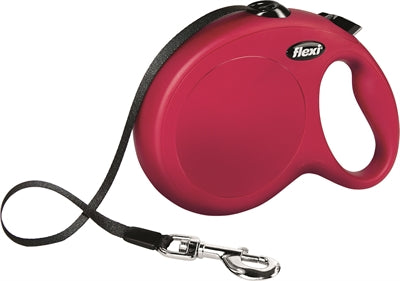 Flexi Rollijn Classic Tape Rood M 5 Mtr