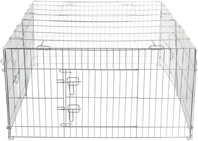 Trixie Natura Knaagdierren Met Dak Gegalvaniseerd Metaal 144X58X116 Cm