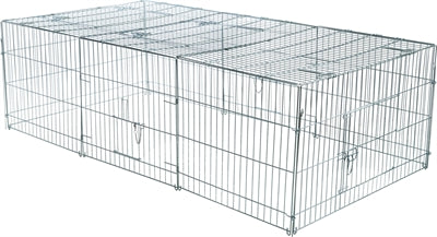 Trixie Natura Knaagdierren Met Dak Gegalvaniseerd Metaal 144X58X116 Cm
