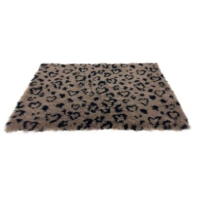 Martin Vetbed Print Luipaardprint Beige / Zwart Gerecycled 100X75X2 Cm