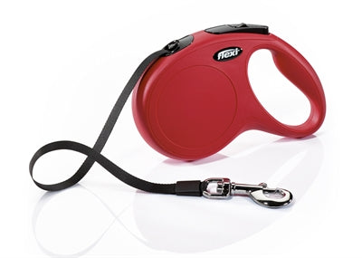 Flexi Rollijn Classic Tape Rood M 5 Mtr