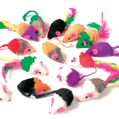 Zolux Kattenspeelgoed Bontmuisjes Assorti 24 St