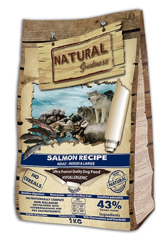 Natural Greatness Salmon Recipe Sensitive Medium / Large 10 Kg