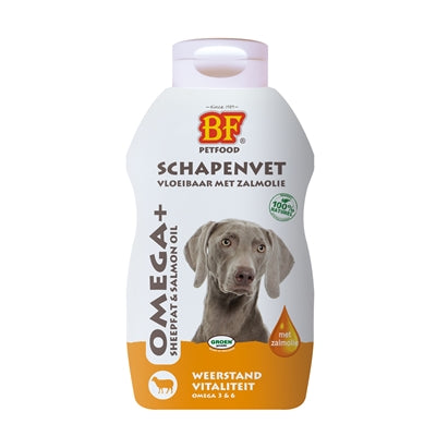 Bf Petfood Vloeibaar Schapenvet Met Zalmolie 5 Ltr