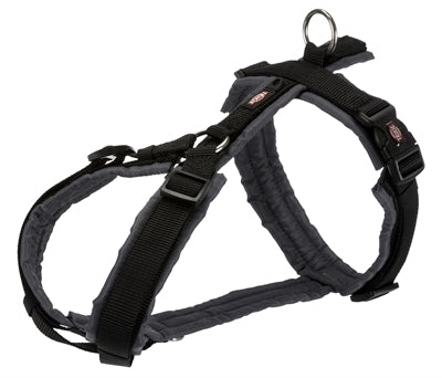Trixie Hondentuig Premium Trekking Zwart / Grijs 62-74X2,5 Cm