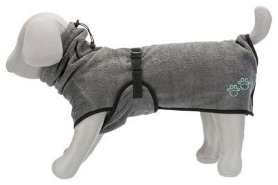 Trixie Badjas Hond Badstof Grijs 75 Cm