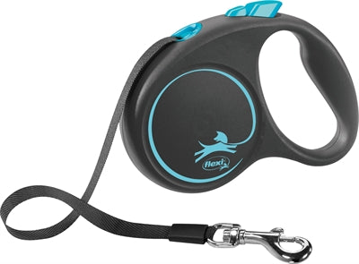 Flexi Rollijn Black Design Tape Blauw  L 5 Mtr Tot 50 Kg