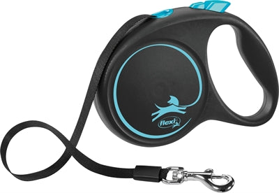 Flexi Rollijn Black Design Tape Blauw  L 5 Mtr Tot 50 Kg