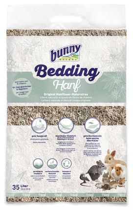 Bunny Nature Bunnybedding Hanf Hennepvezel 90 Ltr 9 Kg