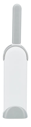 Trixie Harenpluizenborstel Met Reinigingsstation Wit / Grijs 33 Cm