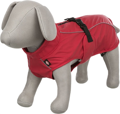 Trixie Regenjas Hond Vimy Rood Rug 45 Cm Buik 44-56 Cm