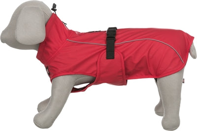 Trixie Regenjas Hond Vimy Rood Rug 45 Cm Buik 44-56 Cm