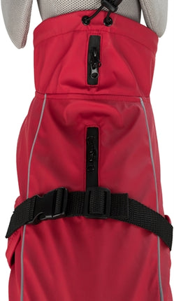 Trixie Regenjas Hond Vimy Rood Rug 45 Cm Buik 44-56 Cm