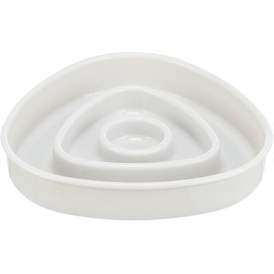 Trixie Voerbak Slowfeeding Kunststof / Tpr Grijs 21X14 Cm 250 Ml
