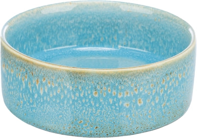 Trixie Voerbak / Drinkbak Keramiek Blauw 15X15 Cm 250 Ml