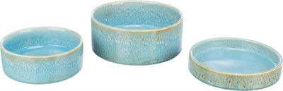 Trixie Voerbak / Drinkbak Keramiek Blauw 15X15 Cm 250 Ml