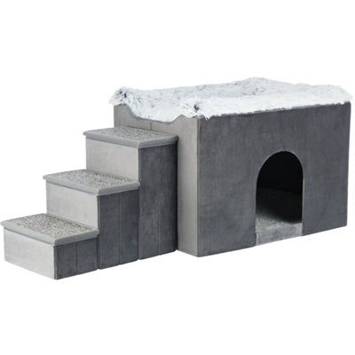 Trixie Hondenmand Huis Harvey Met Trap Grijs / Wit 154X60X60 Cm