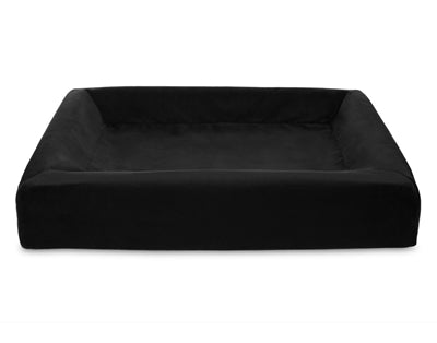Bia Bed Royal Fluweel Hoes Hondenmand Zwart Bia-2 60X50X12,5 Cm