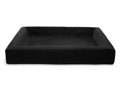 Bia Bed Royal Fluweel Hoes Hondenmand Zwart Bia-2 60X50X12,5 Cm