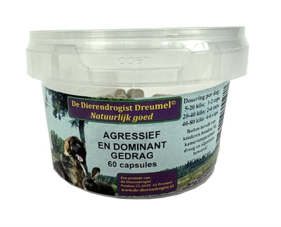 Dierendrogist Agressief / Dominant Capsules 150 St