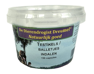 Dierendrogist Testikels Indalen Capsules 150 St