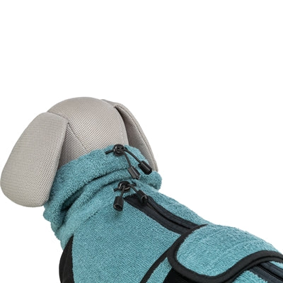 Trixie Badjas / Huisoverall Badstof Petrol 30 Cm