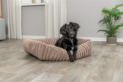 Trixie Hondenmand Lonni Ribfluweel Hoekig Lichtbruin 80X60 Cm