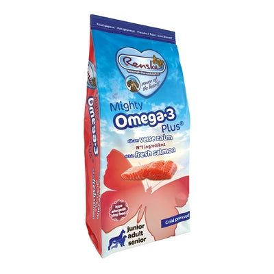 Renske Mighty Omega Plus Zalm Geperst Hypoallergeen 12 Kg