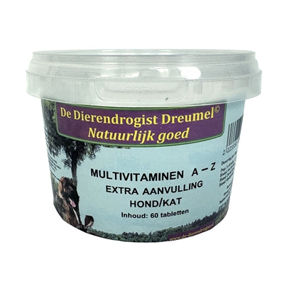 Dierendrogist Multivitamine A-Z 120 Tbl