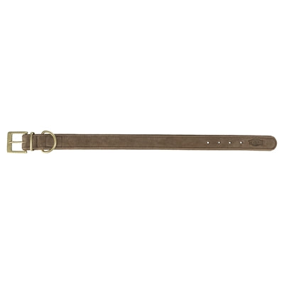 Trixie Halsband Hond Pure Leer Bruin M-L 39-46X3,5 Cm