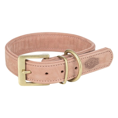 Trixie Halsband Hond Pure Leer Roze M-L 39-46X3,5 Cm