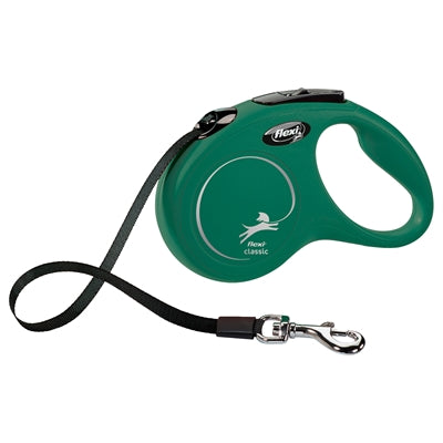 Flexi Rollijn Classic Tape Olijfgroen L 5Mtr <50 Kg