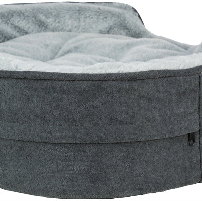 Trixie Vital Hondenmand Lino Soft Ovaal Grijs / Lichtgrijs 110X92Cm