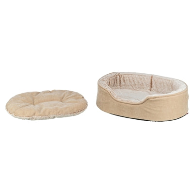 Trixie Vital Hondenmand Lino Soft Ovaal Beige / Creme 110X92 Cm