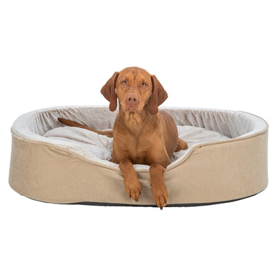 Trixie Vital Hondenmand Lino Soft Ovaal Beige / Creme 110X92 Cm