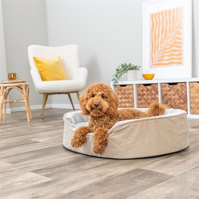Trixie Vital Hondenmand Lino Soft Ovaal Beige / Creme 110X92 Cm