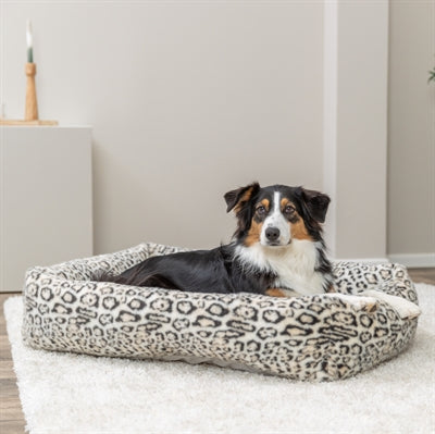 Trixie Hondenmand Leo Hoekig Panterprint Creme 100X70 Cm