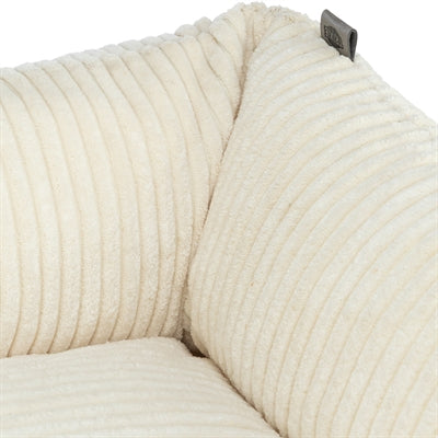 Trixie Vital Hondenmand Jonna Hoekig Ribfluweel Creme 100X70 Cm