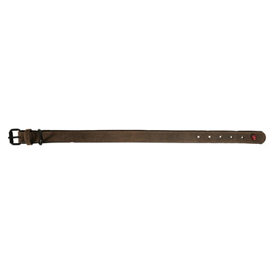 Zolux Expert Halsband Hond Premium Leer / Neopreen Bruin 50X2 Cm